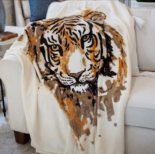 Tiger Love Throw Soft