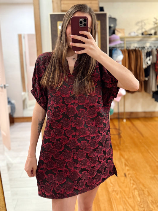 Midnight Rose Dress