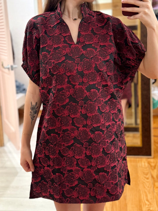 Midnight Rose Dress