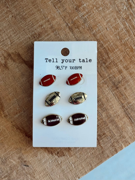 Football Studs set of 3