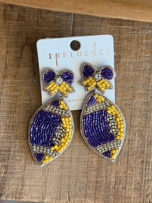 Tiger Spirit Bow Earrings