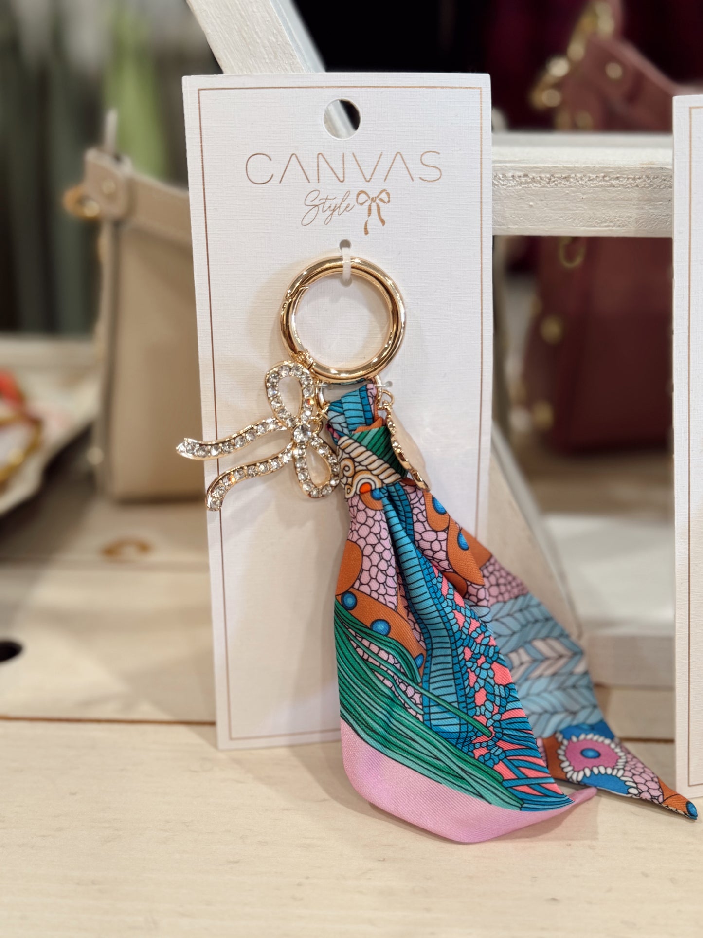 Cassie Pave Bow Twillie Charm