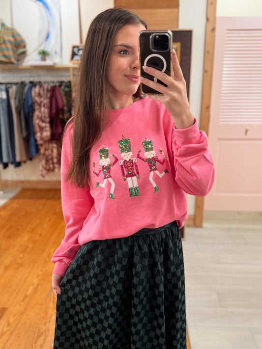 Nutcracker Sequin Sweatshirt