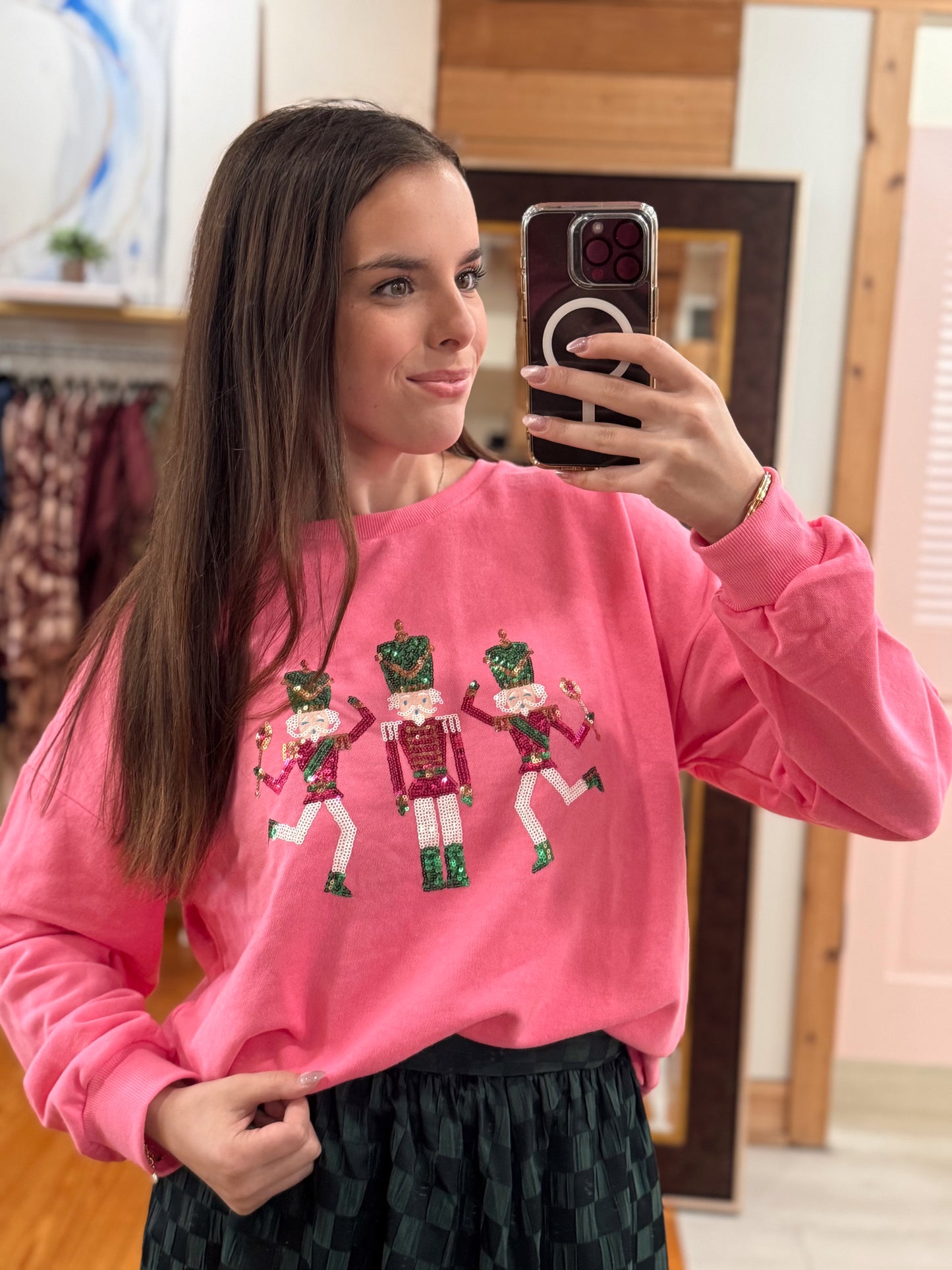 Nutcracker Sequin Sweatshirt