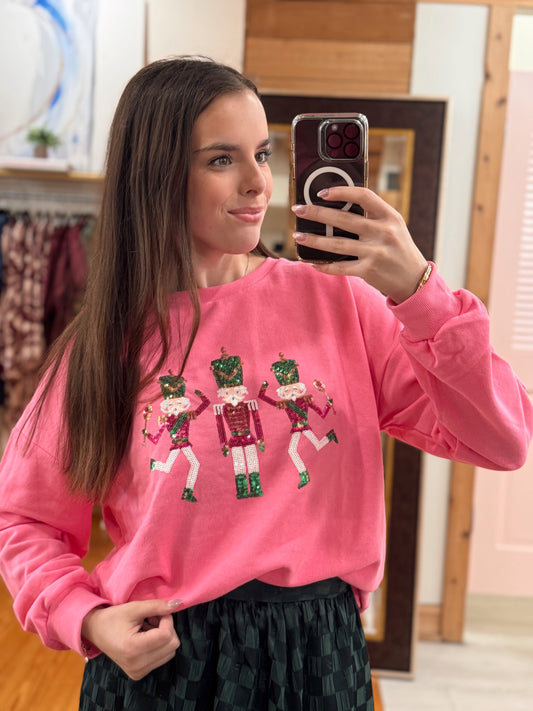 Nutcracker Sequin Sweatshirt