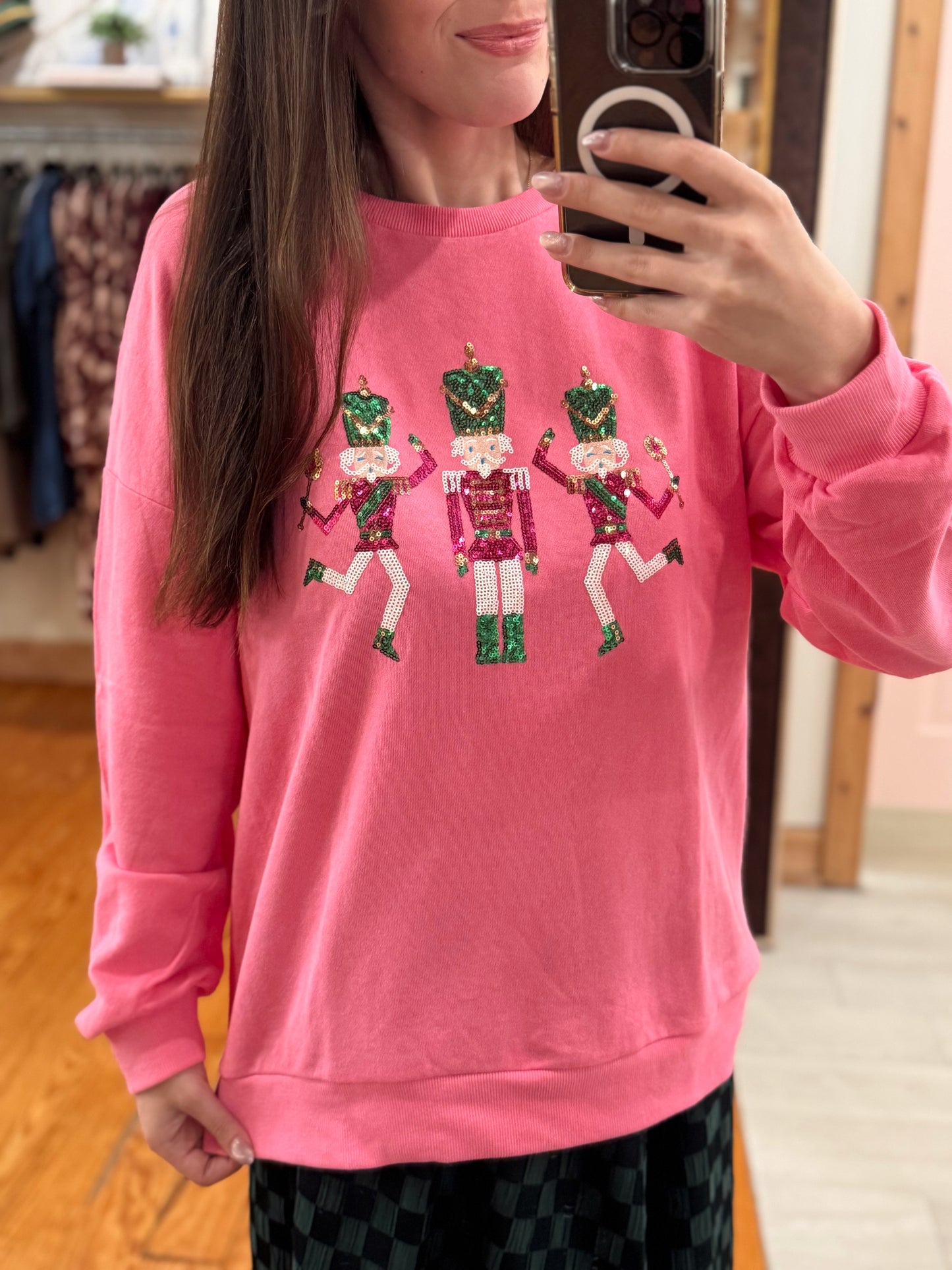 Nutcracker Sequin Sweatshirt