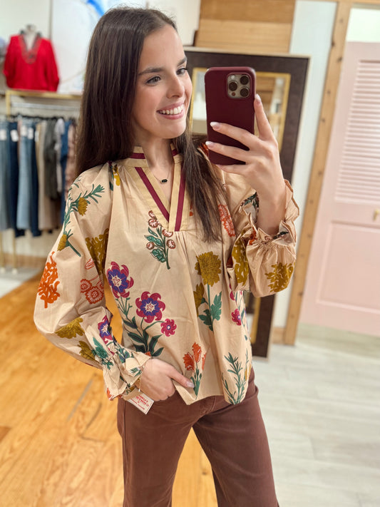 Wildflower Whimsy Top
