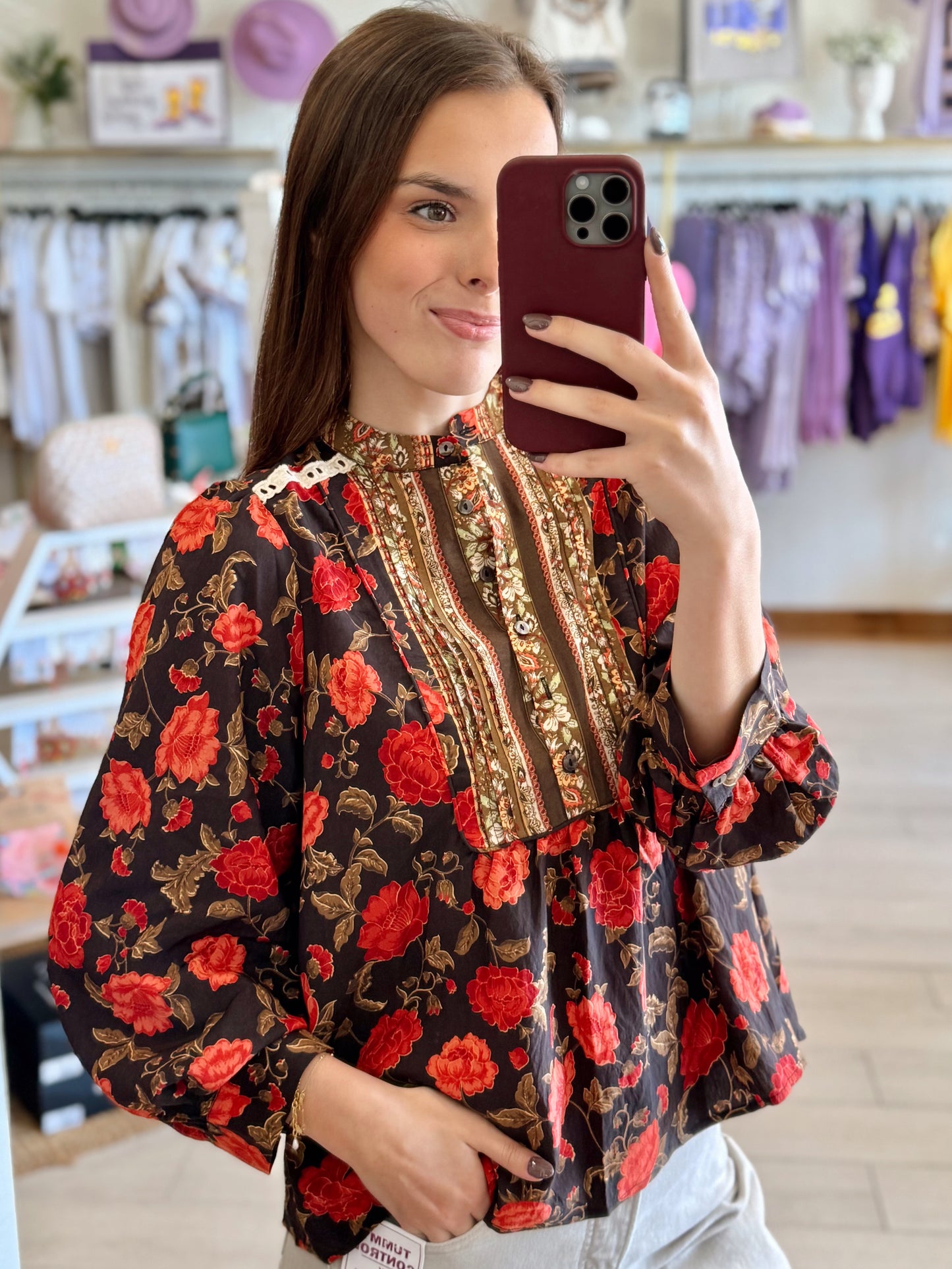 Autumn Embers Blouse