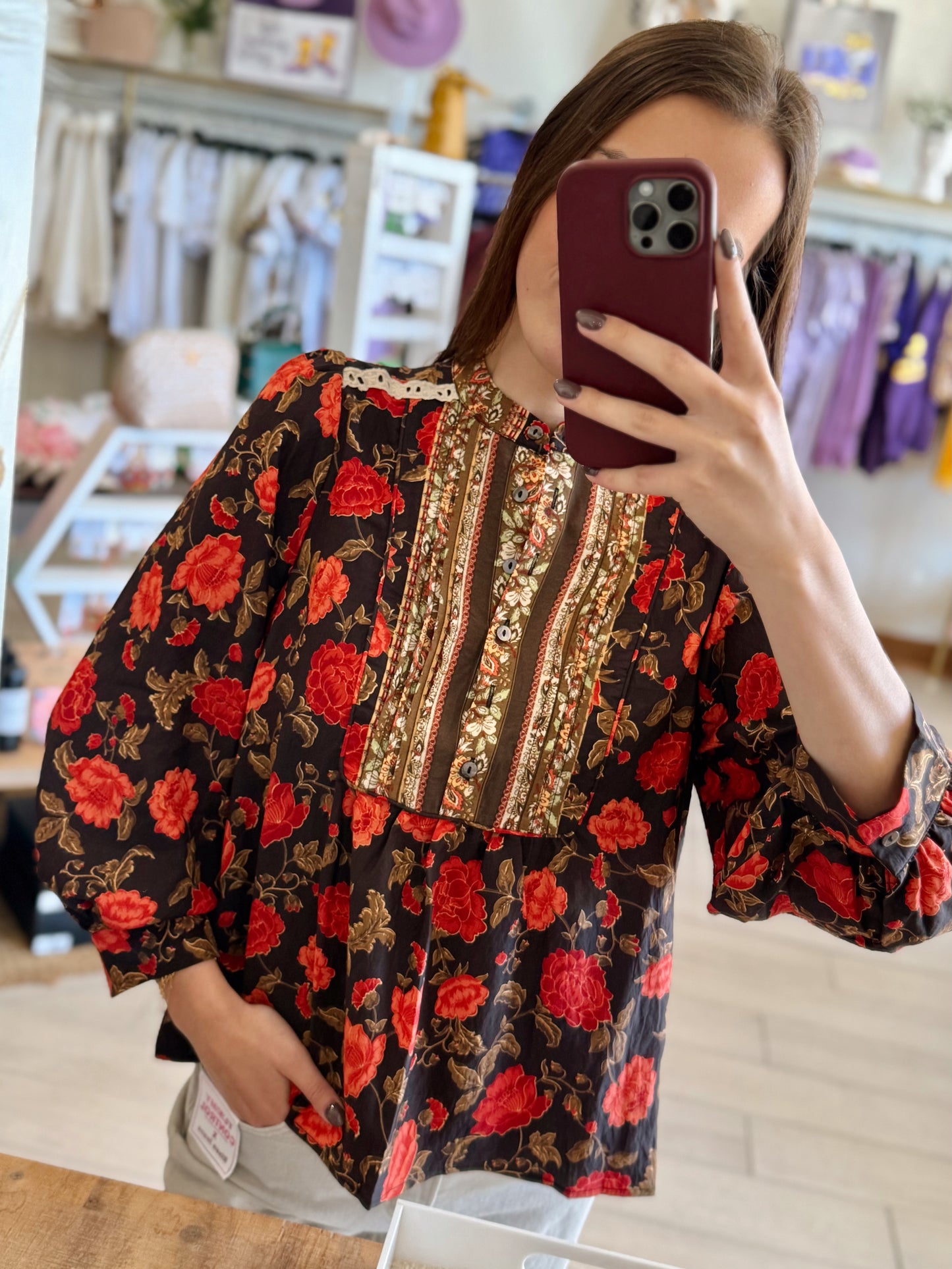 Autumn Embers Blouse