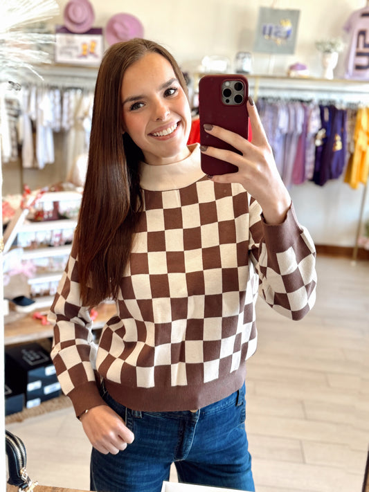 Checkered Sweater