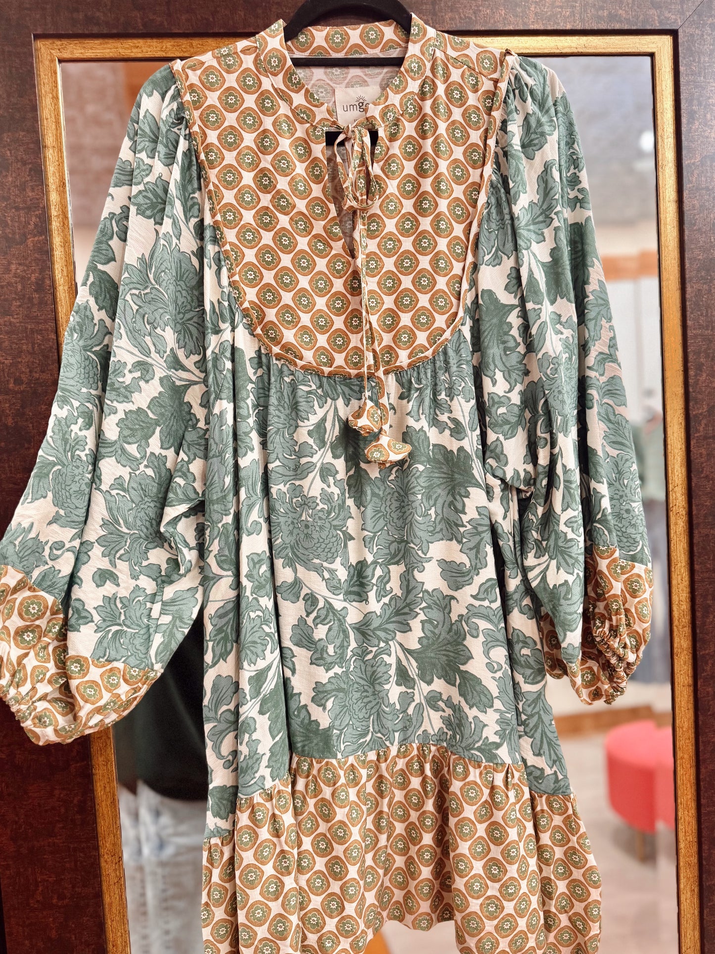 Sage & Saffron Boho Dress