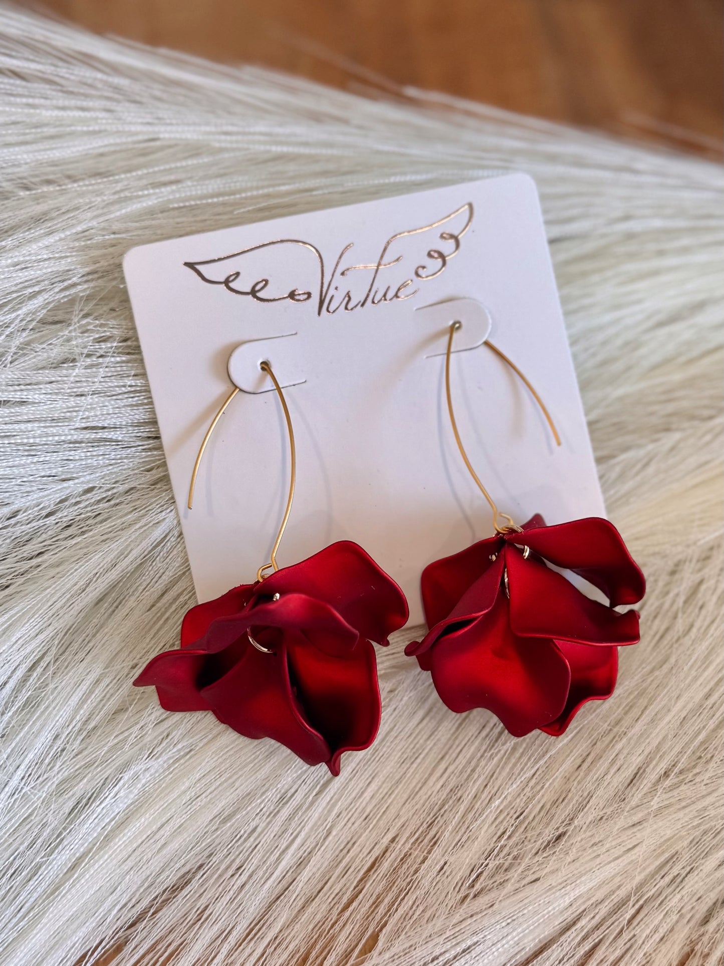 Hyacinth Tiered Marquis Earrings Virtue