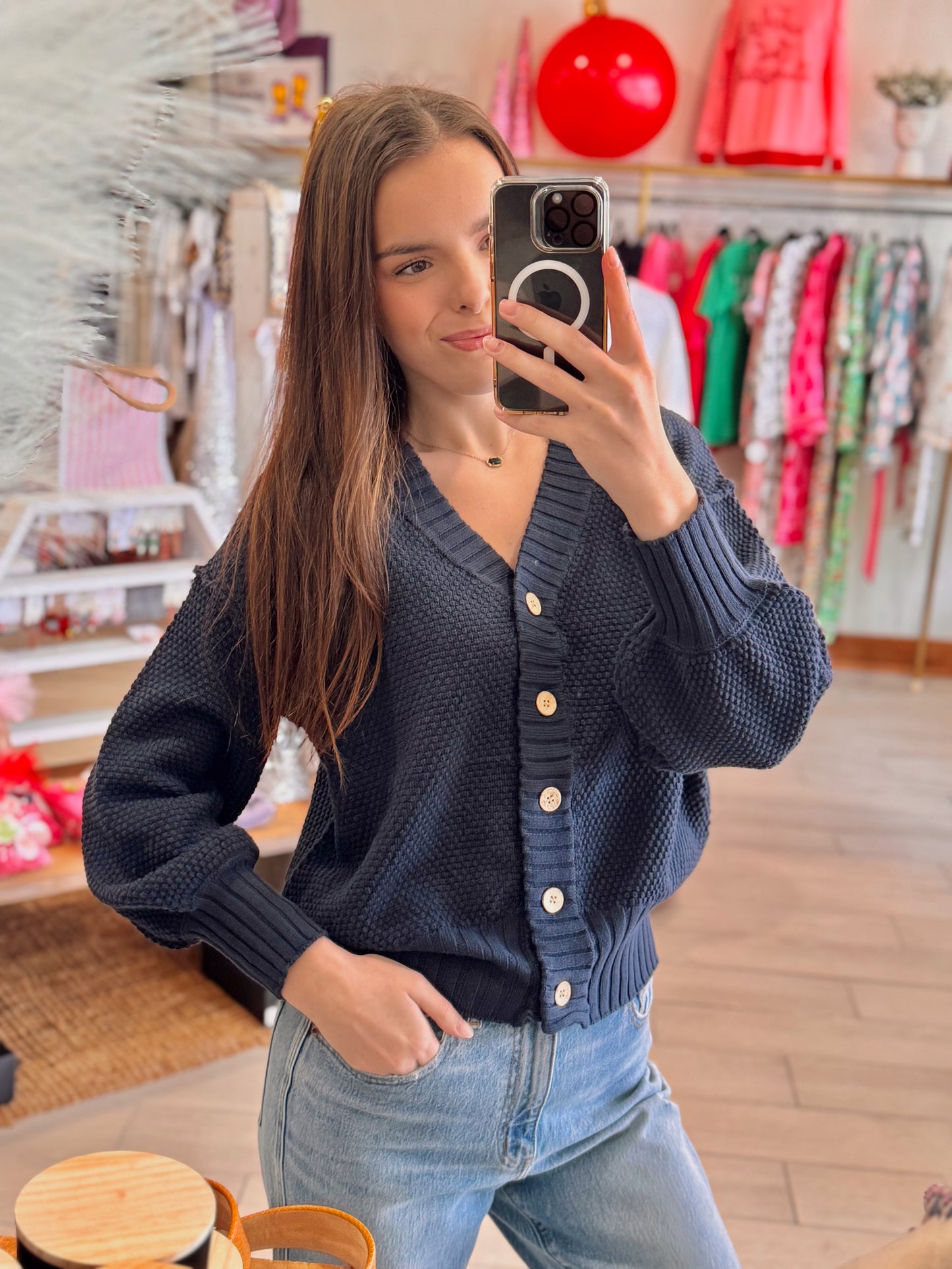 Midnight Snuggle Cardigan