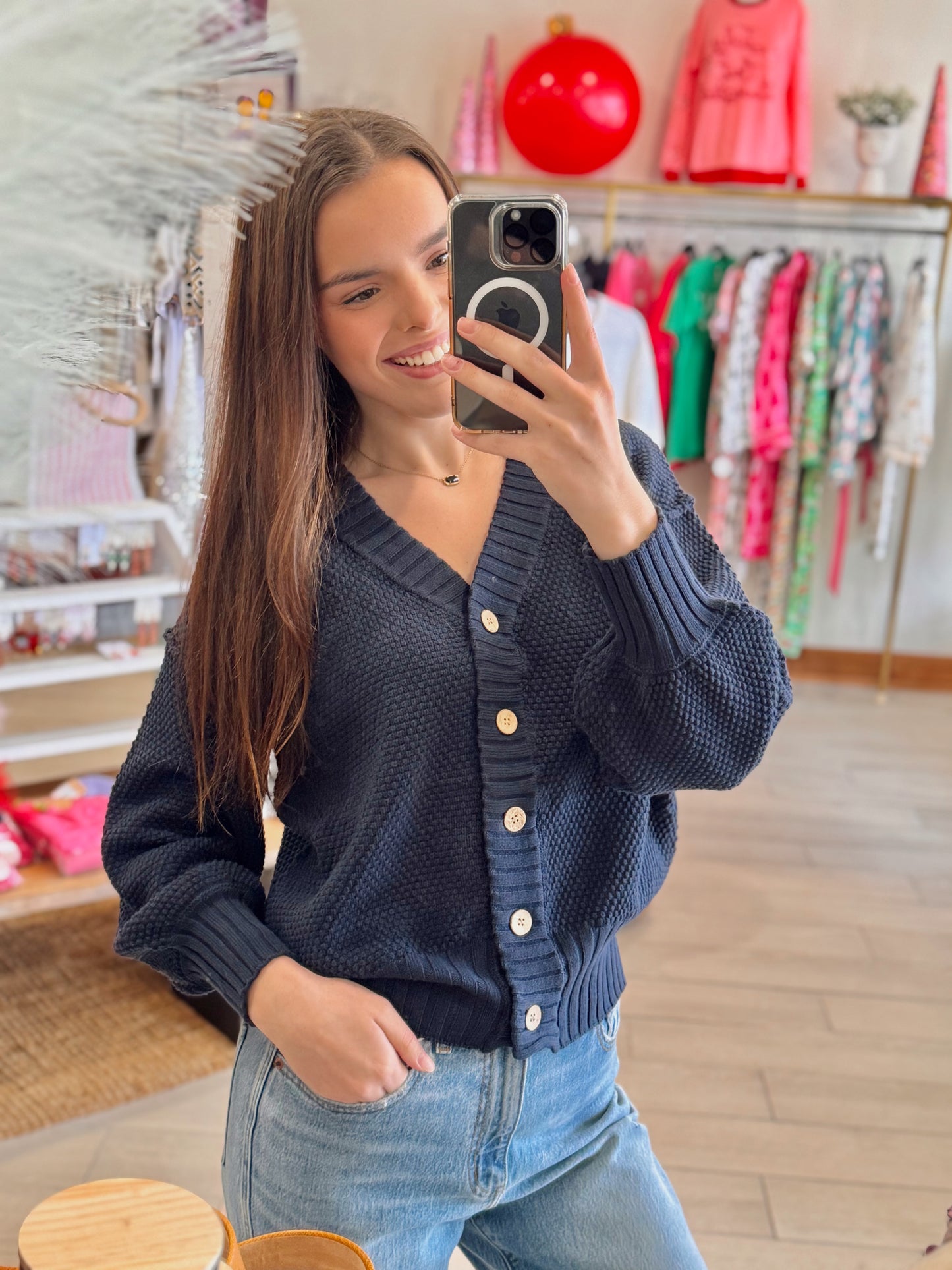 Midnight Snuggle Cardigan