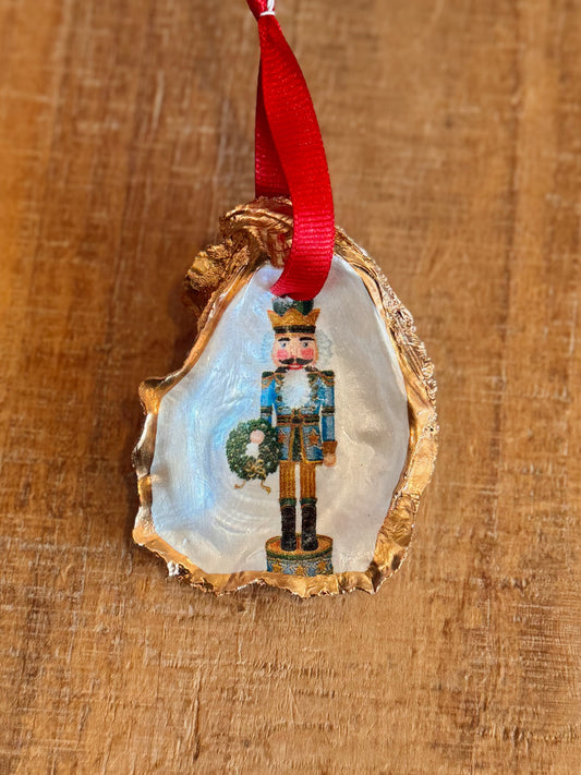 Nutcracker Noel Oyster Ornament