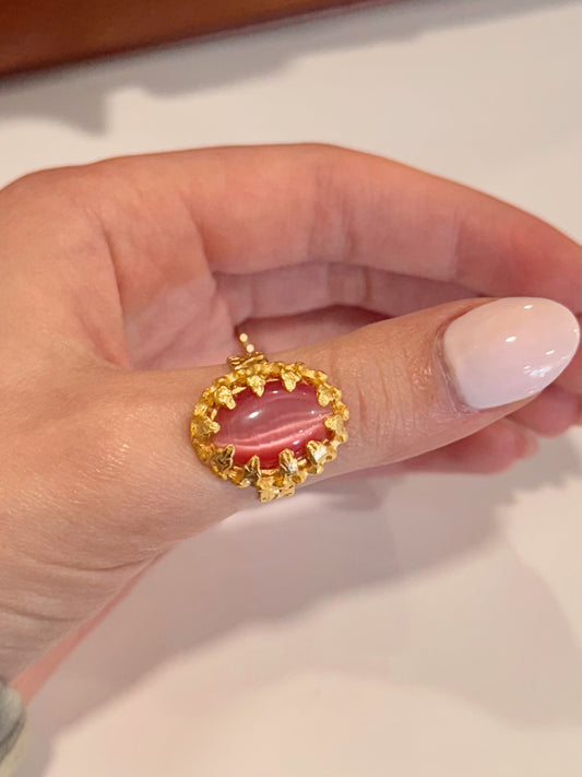 The Tessa Luxe Gemstone Cuff Ring