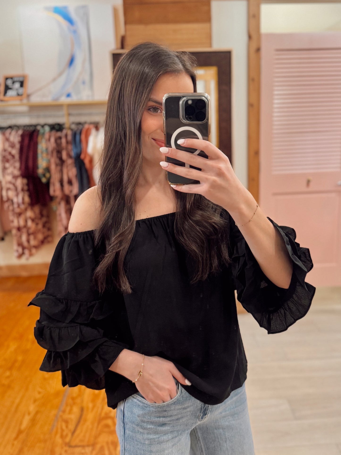 Ruffle me Pretty Top