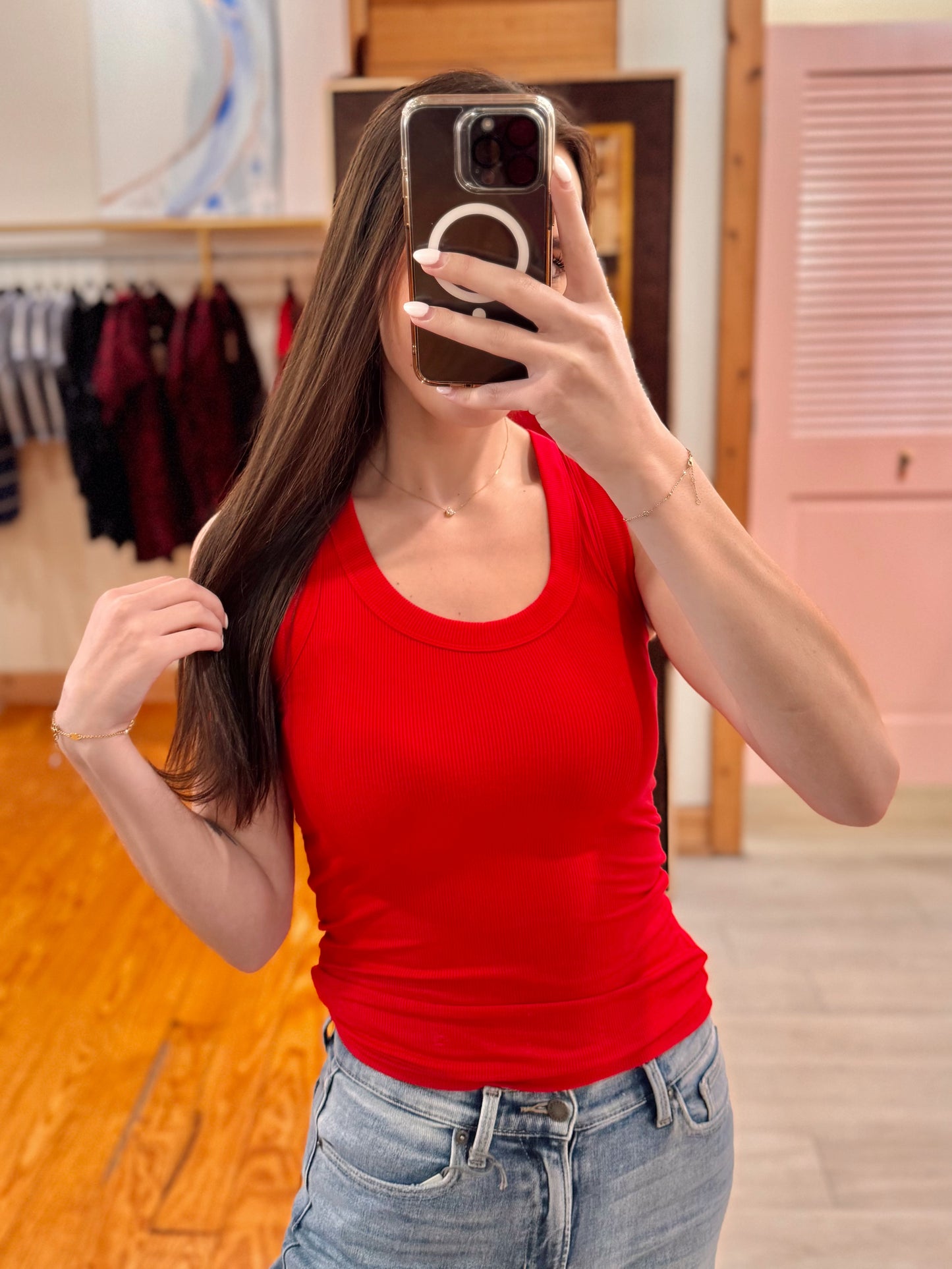 Ruby Red Tank Top