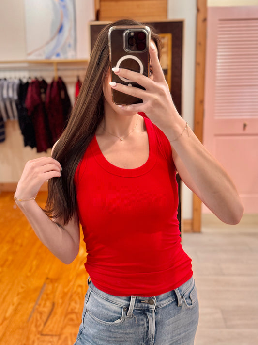 Ruby Red Tank Top