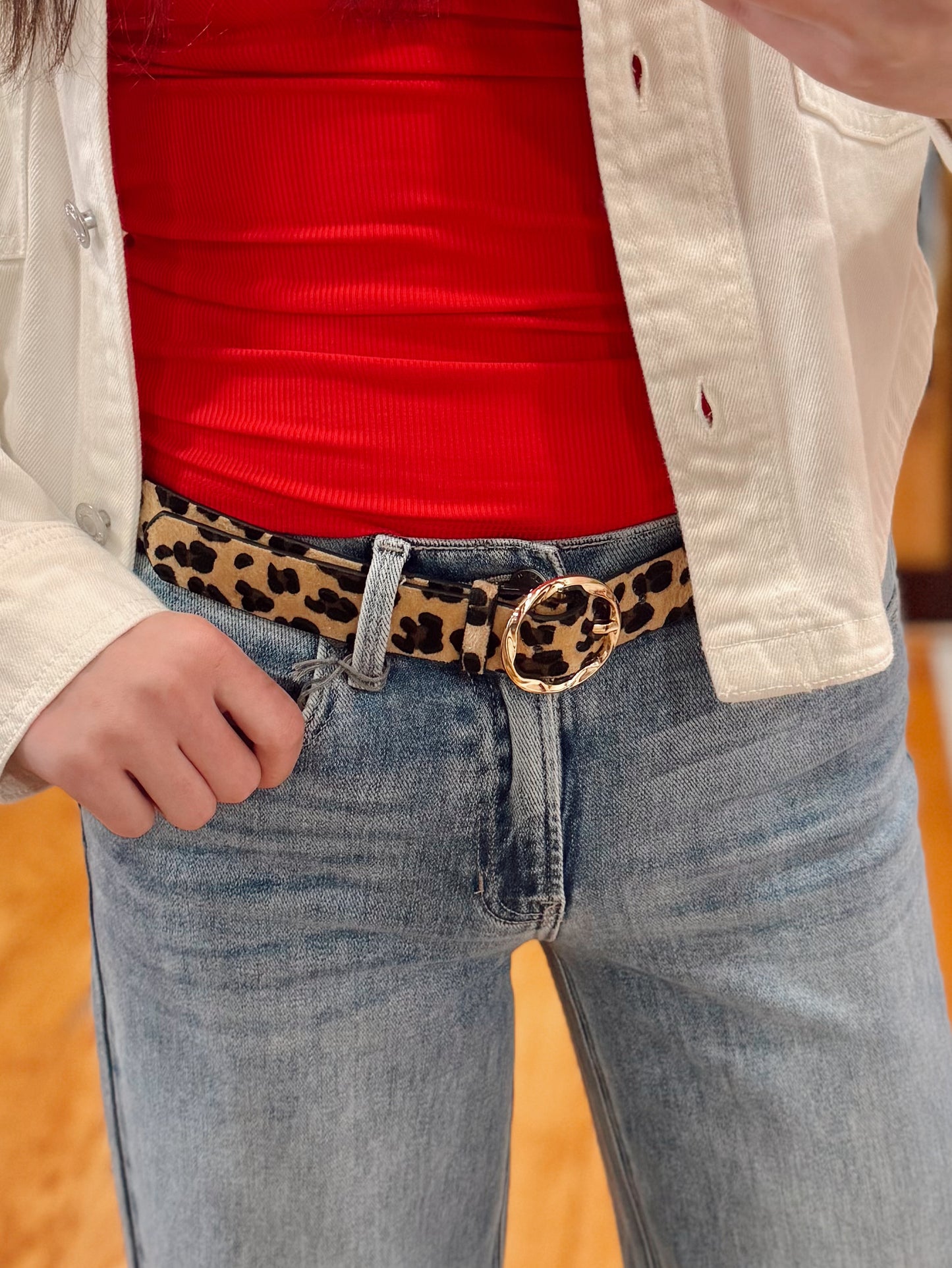 Animal Print Belt