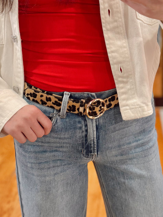Animal Print Belt