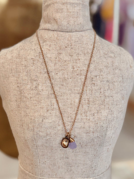 Crystal Drop Necklace