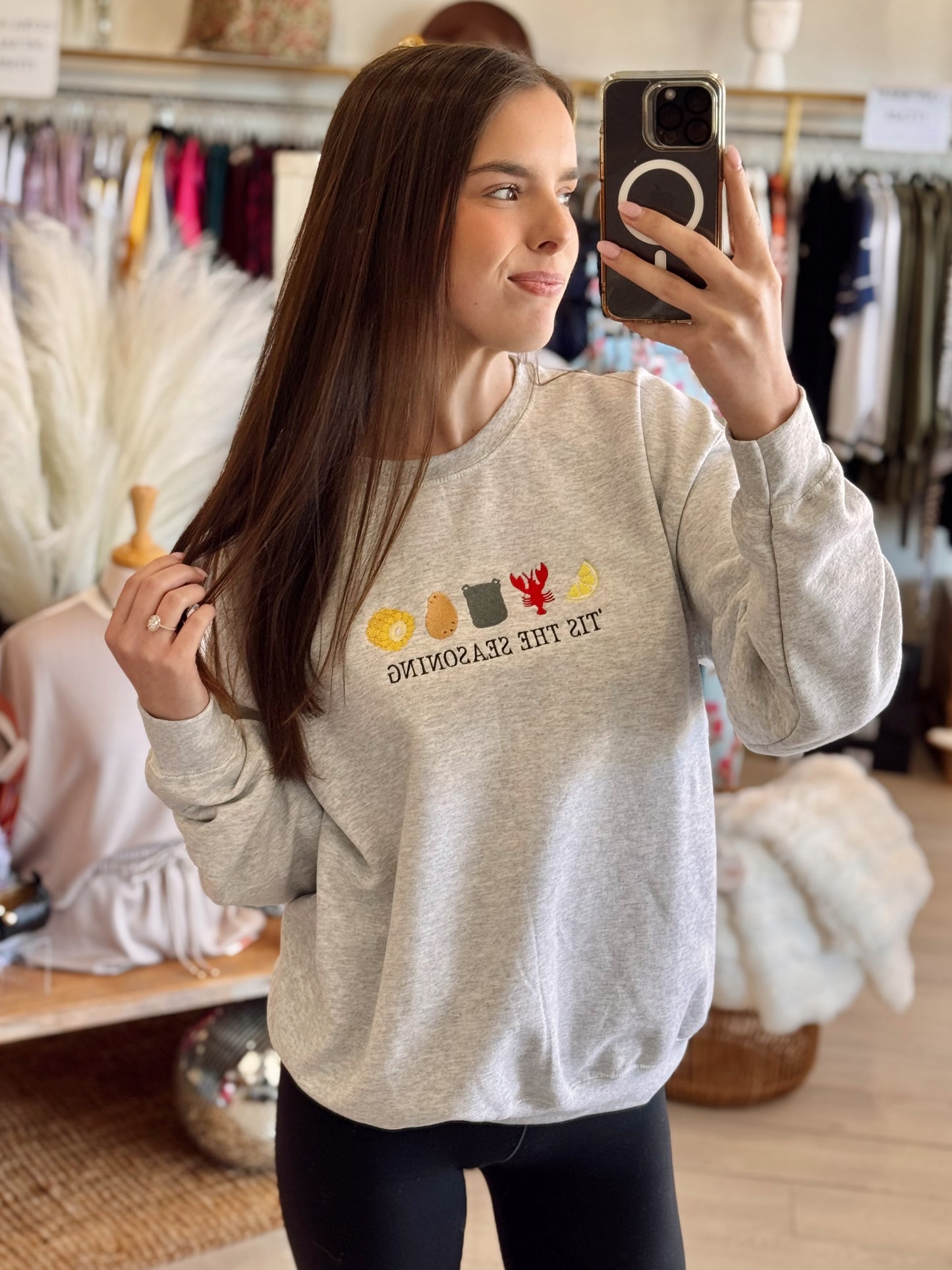 'Tis the seasoning - Crewneck