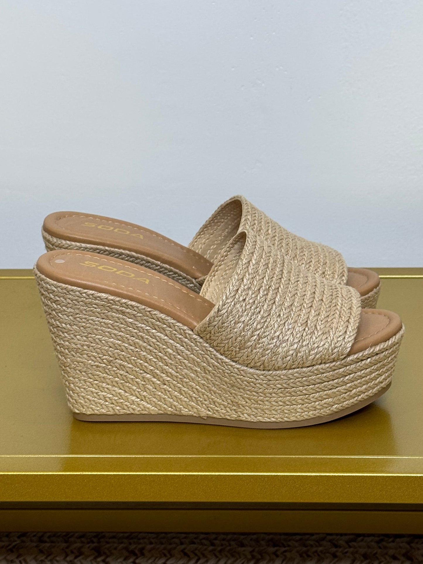 Jute Braided Wedge