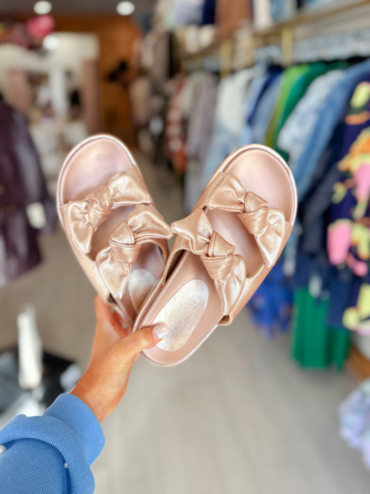 Rose-Gold Platform Shoe