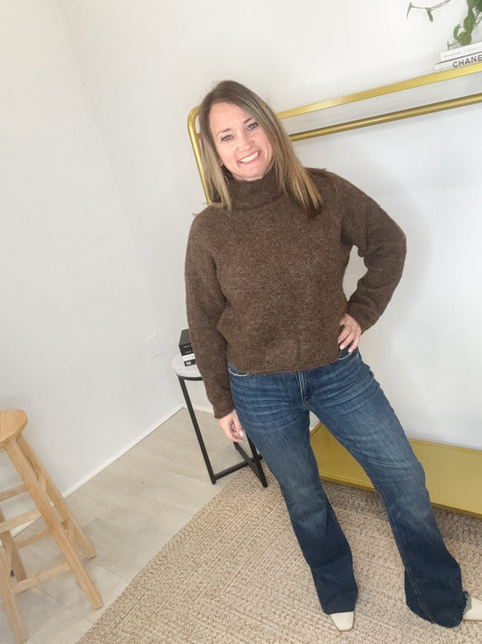 Mahogany Mood Brown Sweater