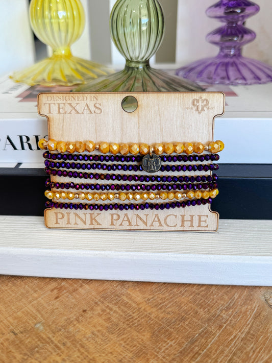 GEAUX TIGERS! Bracelet Stack