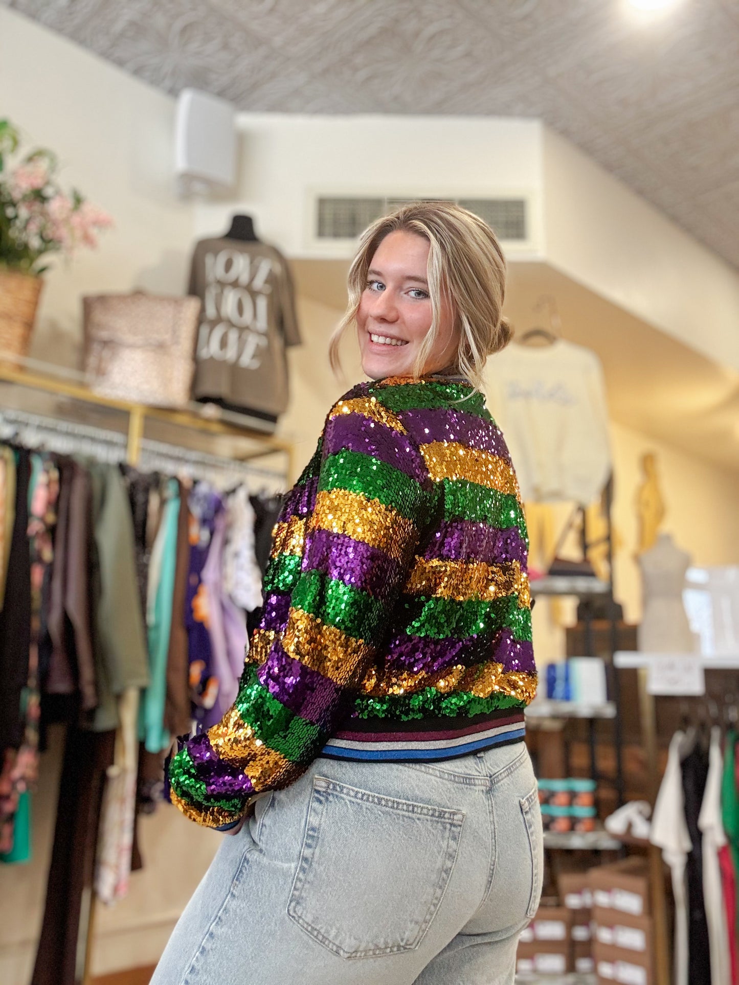 Mardi Gras Mambo Sequin Jacket