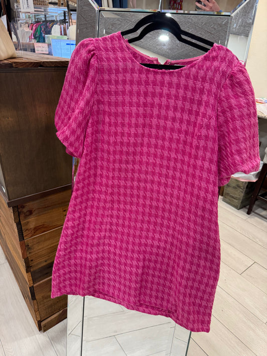 Fuchsia Woven Dress