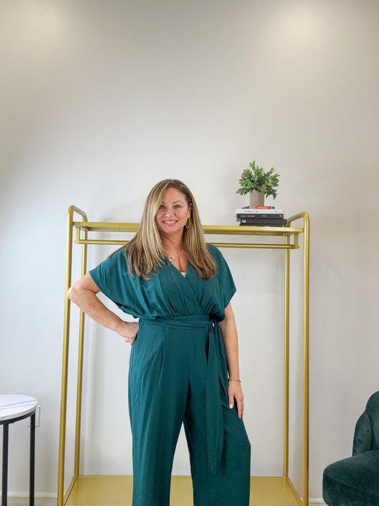 Dark Green Jumpsuit