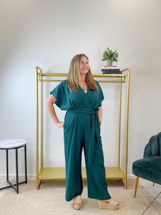 Dark Green Jumpsuit