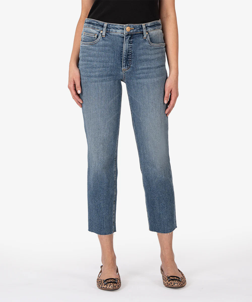 Rachael High Rise Fab Ab Mom Jean (Exalted Wash)