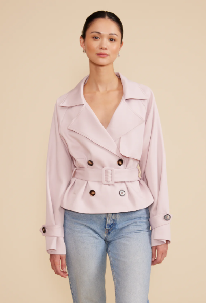 Estelle Cropped Trench