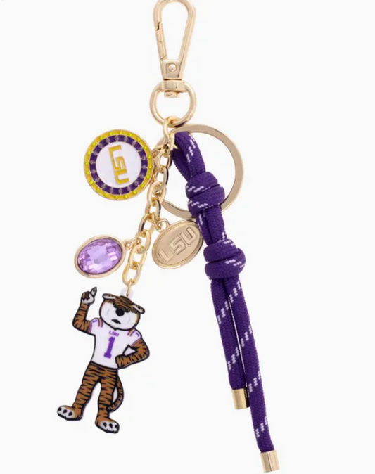 LSU Tigers Bag Charm