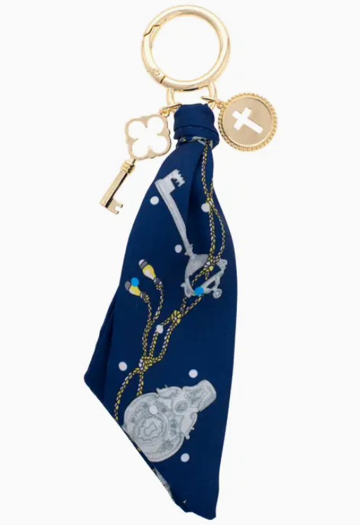 Louisa Beaded Cross Twillie Bag Charm