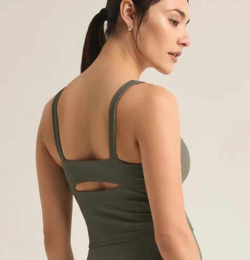 Early Bird Ribbed Sports Bra