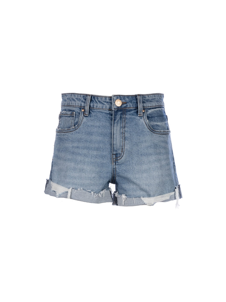 Jane High Rise Short With Rolled Hem (Still Wash)