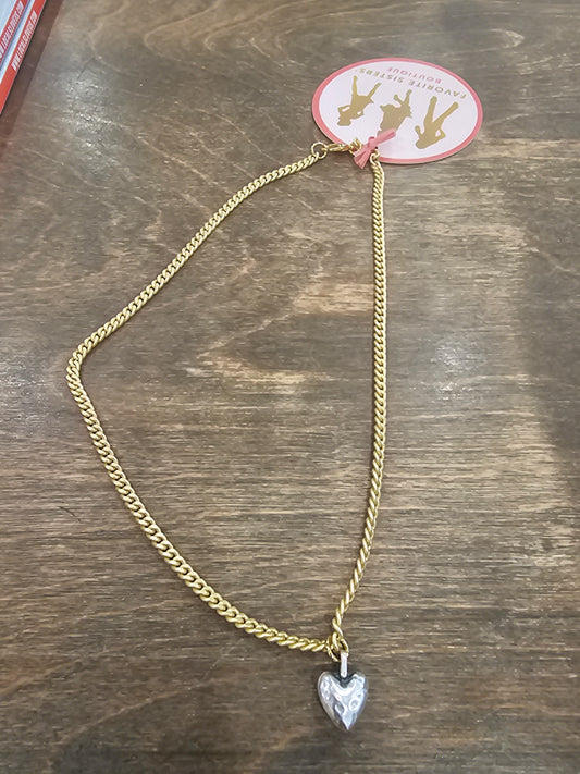 Puffy Heart Necklace