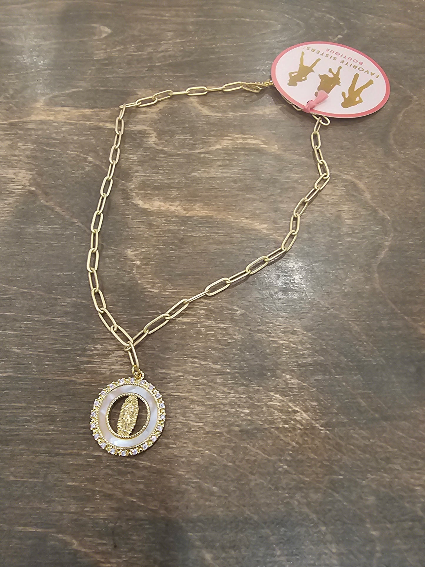 Mary Large Paperclip Necklace