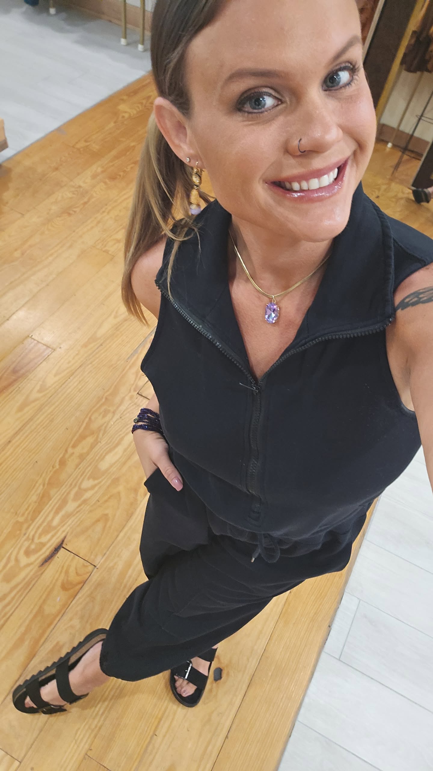 Amethyst Aura Necklace