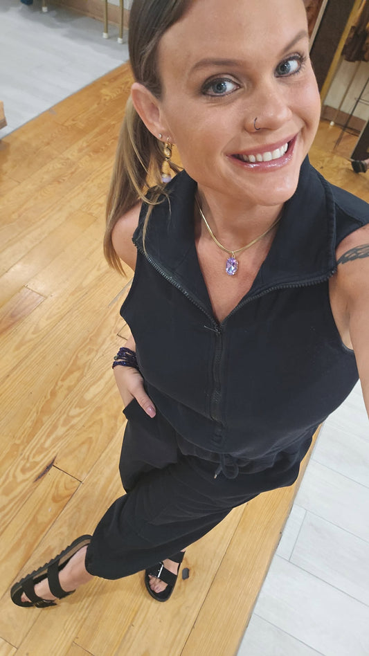 Amethyst Aura Necklace
