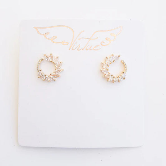 Everyday Love Wreath Stud Earring