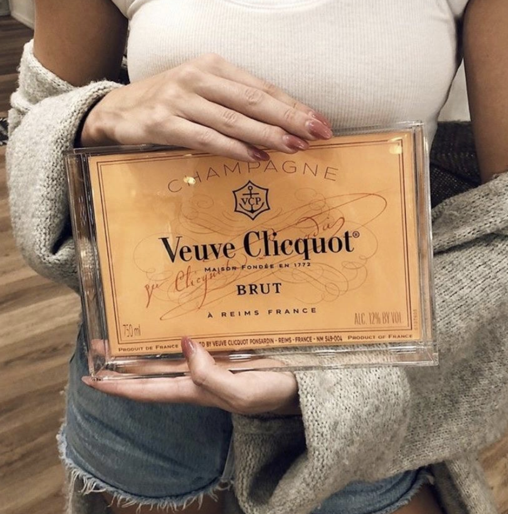 veuve clicquot tray